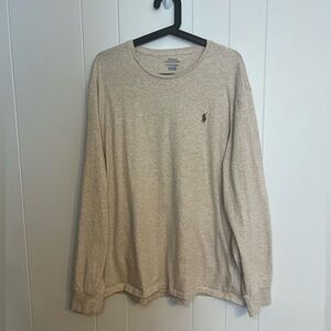 Polo Ralph Lauren,‎ long sleeve gray T-shirt, size XL